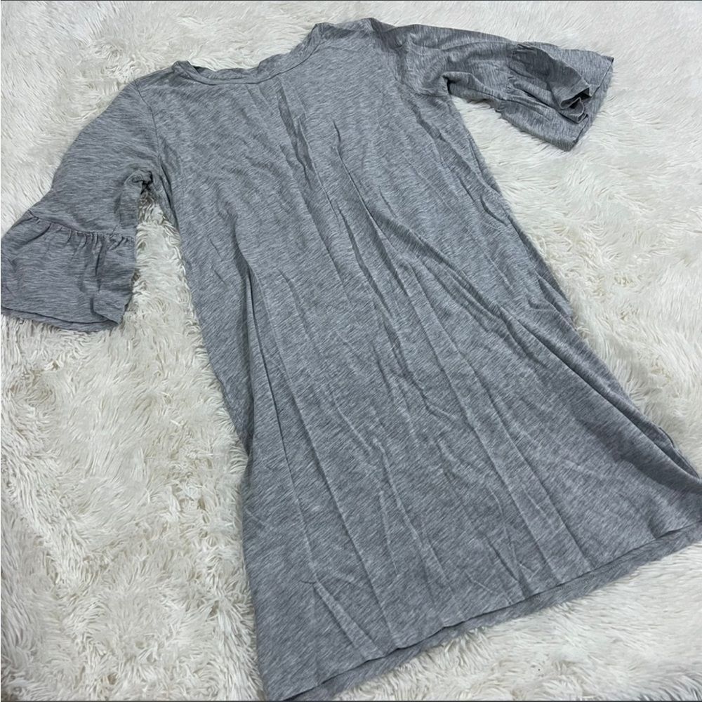 Velvet by graham and spencer grey jersey‎ dress s